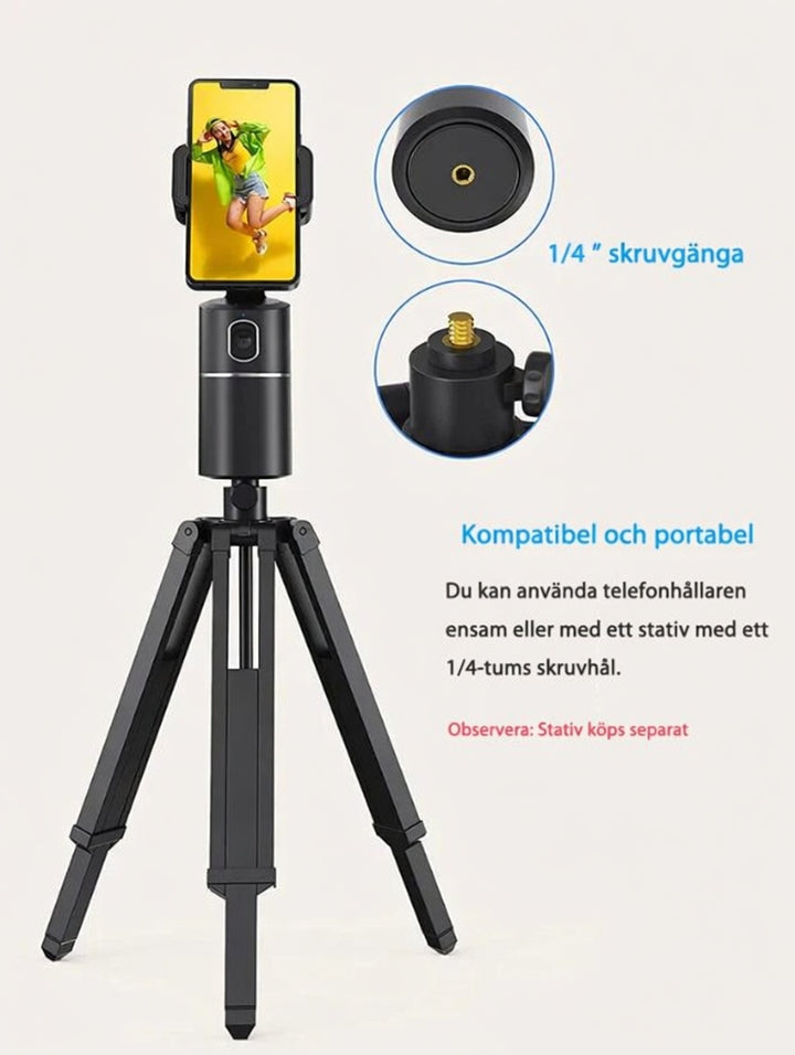 AutoTrack™ - Smart automatisk ansiktsspårande tripod