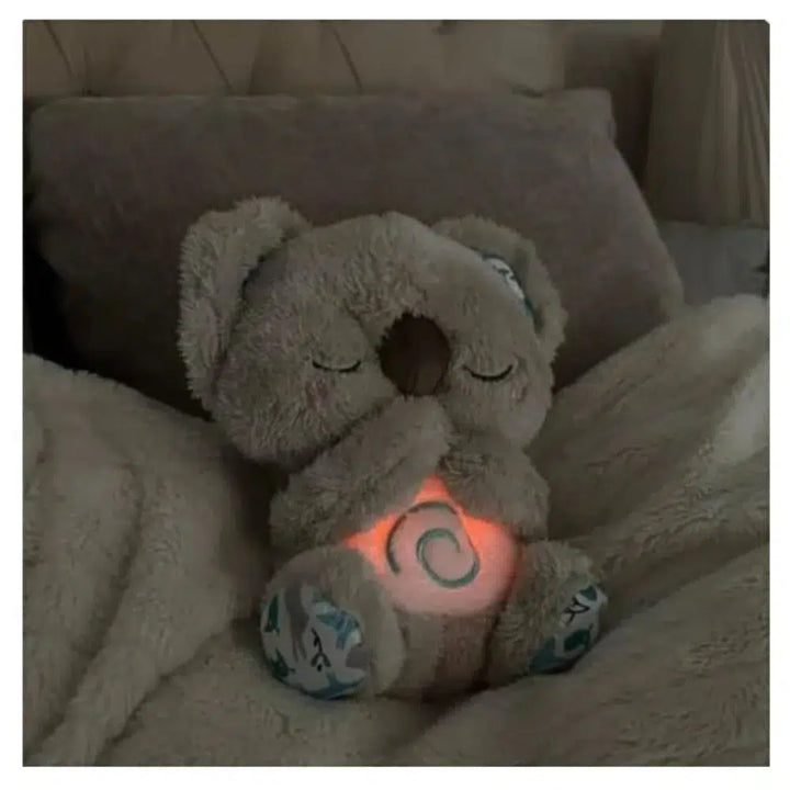 Koala som andas - Lugnande Sovkompis med Ljus och Musik 🐨✨