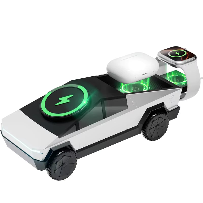 Cybertruck laddningsstiation 3-i-1