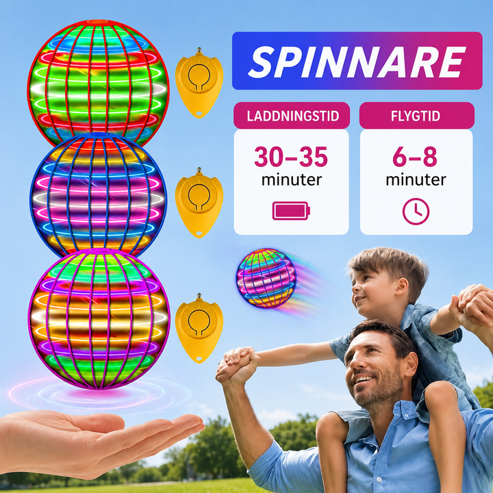 AeroSpin™ – Flygande spinner med tricks och boomerang-effekt