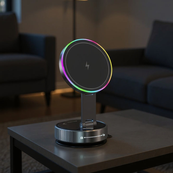 MagDrive K3 – Magnetisk mobilhållare med trådlös laddning