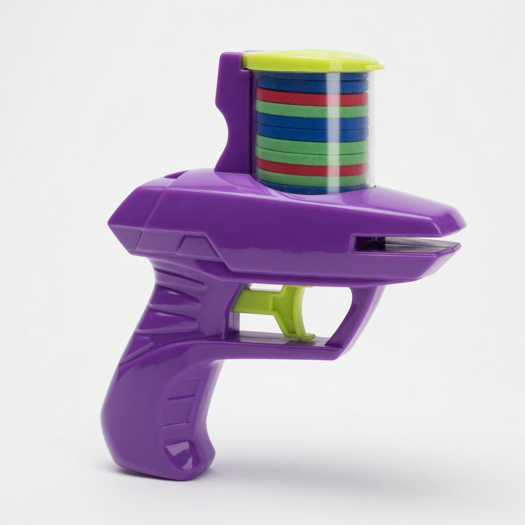 AeroDisc Blaster – Skjutande skumdiskpistol för aktiv lek